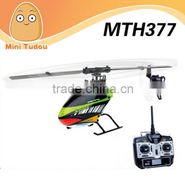 2014 new Product 2.4g 6 Channel RC Helicopter Electric Collective Pitch Flybarless H377 electric model helicopters 3D flying
