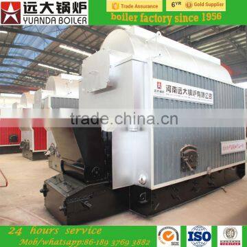 wood burning hot water boiler for poultry farm