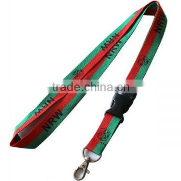 Promotional custom printed lanyard with safety clip