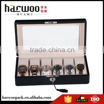Newest selling custom design sofa inserts leather watch box with different size                        
                                                                                Supplier's Choice