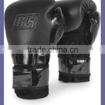Pakistan Hero Style Premium Cowhide Leather Black Boxing Gloves