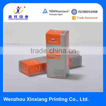 Facial Cream Packaging Cutting Die Line Paper Boxes