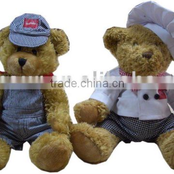 Teddy Bear with kitchener & Platelayer costume