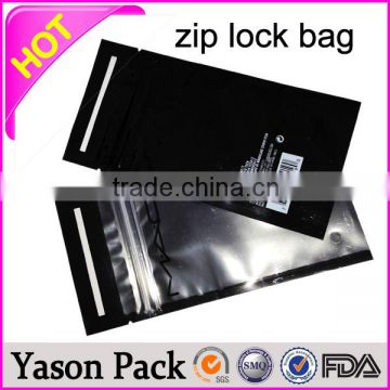 Yason high quality LDPE ziplock bag with lock zip LDPE zip lock bag