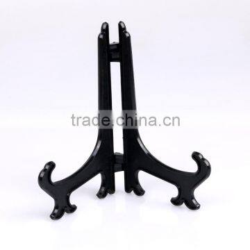 8"plastic plate stand in black color