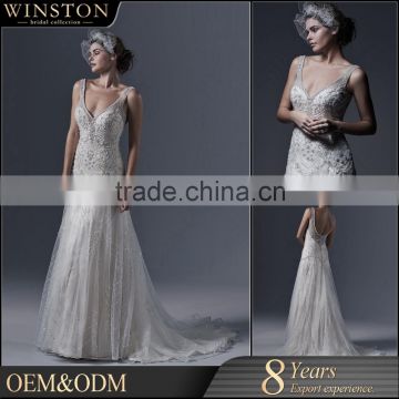 New design alibaba sale wedding dress 2016 mermaid