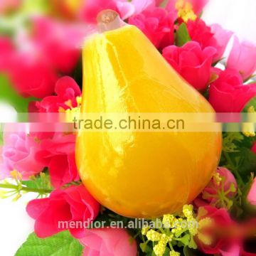 Mendior Pear shaped handmade soap fruit essence face soap anti-acne make-up remove OEM custom brand