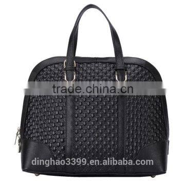 Alibaba new design travel bag high quality women's leather handbag,fashion color bag