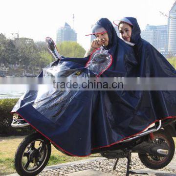2016 design durable double motorcycle rain poncho high quality cheap price