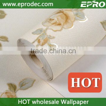 beautiful non-woven elegant wallpaper decoration