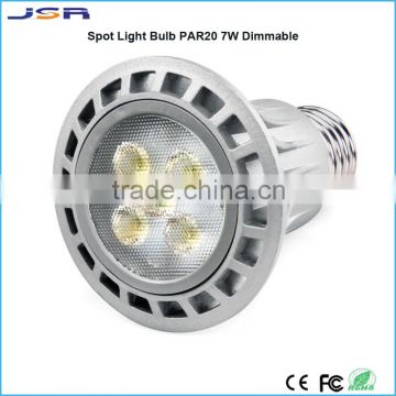Factory price 7W Dimmable led par20 Spot Light Bulb