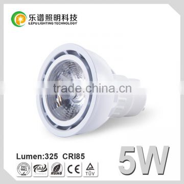 cheapest factory price dimmable 5watt 2700k cri85 led lamp gu10 with reflector cup