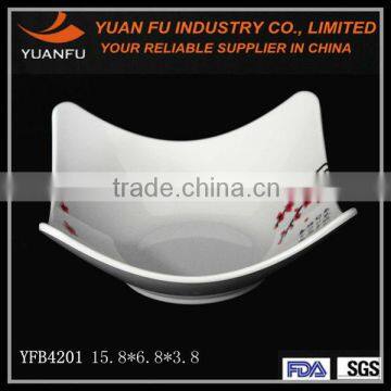 Hot melamine irregular designer bowls