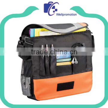 Wholesale polycanvas nylon messenger laptop bag