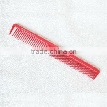 carbon plastic hair cutting comb red high quality