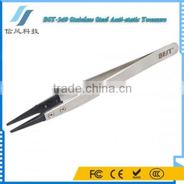 BST-249 Highly Precise Stainless Steel Anti-static Tweezers
