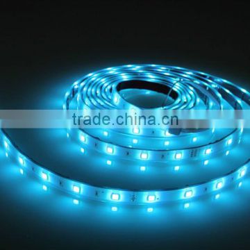 Silicon full seal waterproof CE RoHS certificates SMD3528 blue 4.8w/m 30leds/m waterproof outdoor decoration led strip light