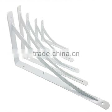 white triangle metal shelf brackets 5 sizes available