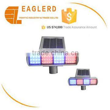 solar traffic signal flash light solar powered warning light