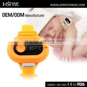 2017 Bluetooth wristband thermometer for baby from J-style