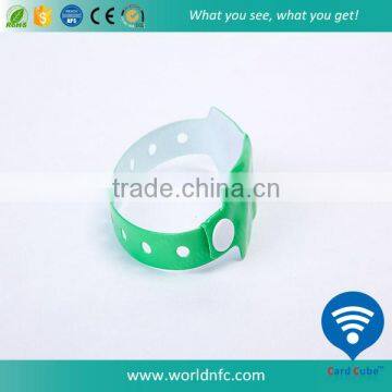 Hot Sale One Time Use Waterproof PVC RFID Bracelet for Events