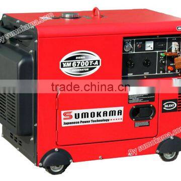 Small electric air-cooled silent diesel generator with ATS