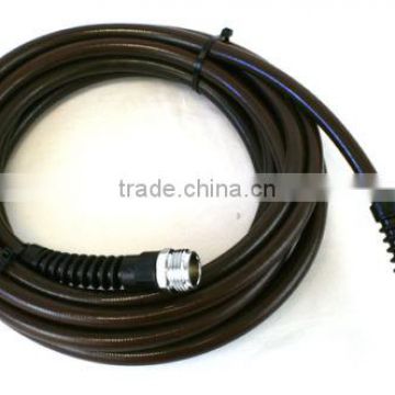 high quality excellent tensile strength flexible black PVC hose for car washing industry