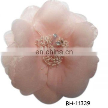 2012 Newest Fashion Fabric Flower Brooch--BH-11339