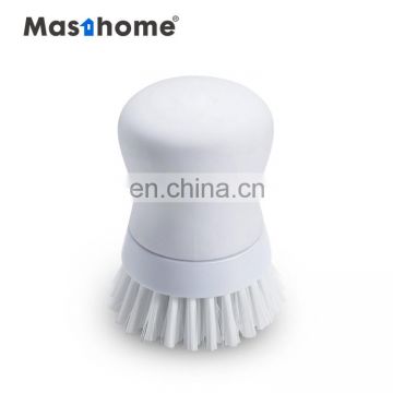 Masthome  Kitchen cleaning Whole TPR coating Round Head Soap Dispensing dish brush