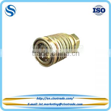 ISO 5675 female threaded hydraulic quick couplings,brass quick coupling