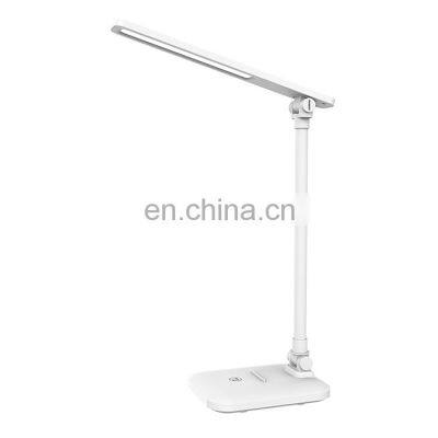 2021 Eye Protection White Led Foldable Study Reading Table Bedside Desk Lamp Electric Usb Rechargeable Hanging