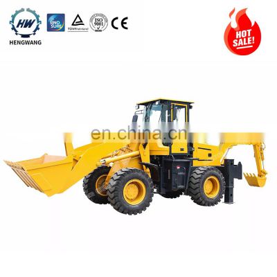Chinese cheap loader backhoe with price mini backhoe compact 4x4 in the philippines