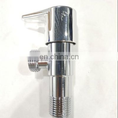 High Quality 3 Way Angle Valve Quick Open Brass Stainless Steel Angle Valve