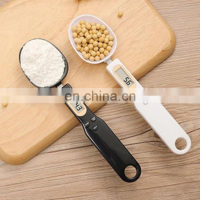 Portable Digital LCD Measuring Spoons Coffee Sugar Gram Scale Spoon Measuring Cup Electronic Kitchen Scales Without battery