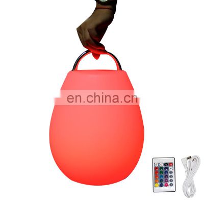 led decorative table lamps dongguan factory rechargeable cordless restaurant led table moon night light lamp
