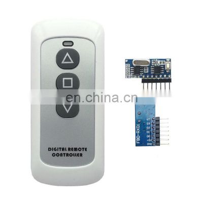 Remote control + receiver for projection screens or curtains Receiver rf module Rrf remote controller with receiver