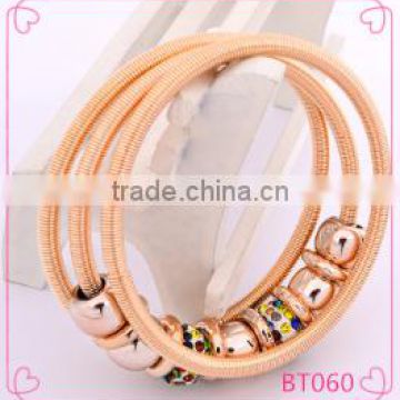 Custom high quality bead jewelry handmade women charm bead bracelet