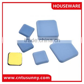 square shape easy teflon glide sliders plastic cover