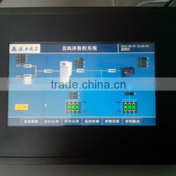 Touch screen graphic LCD DC power monitor