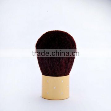 Dot pattern handle with soft goat hair kabuki brush wholesale