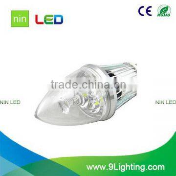 Customized useful low voltage led candle light bulb