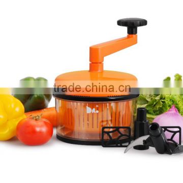 S/S+ABS+PS+PA Kitchen utensil food processor/portable food processor/hand food processor