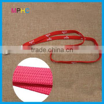 High Quality Promotional Tubular type Lanyard with rubberized printing
