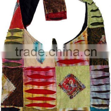 An Exclusive Handcrafted Indian Shoulder Sling Bag with patchwork