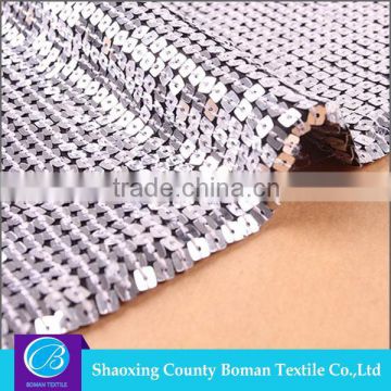 Fabrics supplier High quality Elegant Embroidery mesh sequin fabric