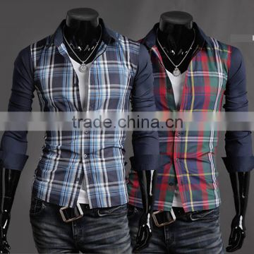 flannel shirts for man,Customed mens red black check long sleeve thick flannel shirts