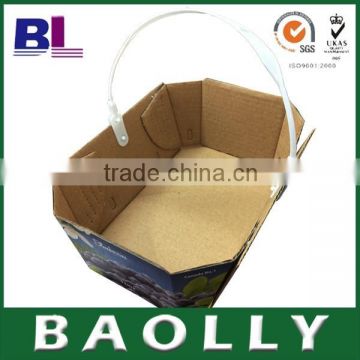 Display and packaging kraft corrugated boxes with fashion design