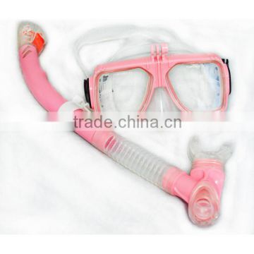China High Quality Silicon Snorkel Mask Diving Equipment Mask And Snorkel Set