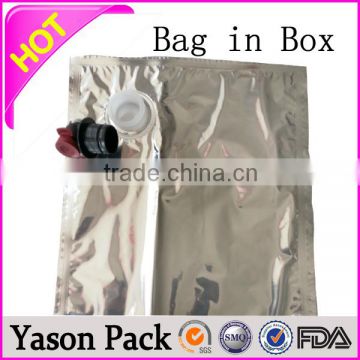 Yasonstand up bag in box with dispensermetallised bag in box with a tap for opening and closingbag in box oil