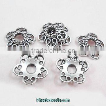 Wholesale Cheap Flower Shape Alloy Spacer Beads For DIY Jewelry PB-BC026